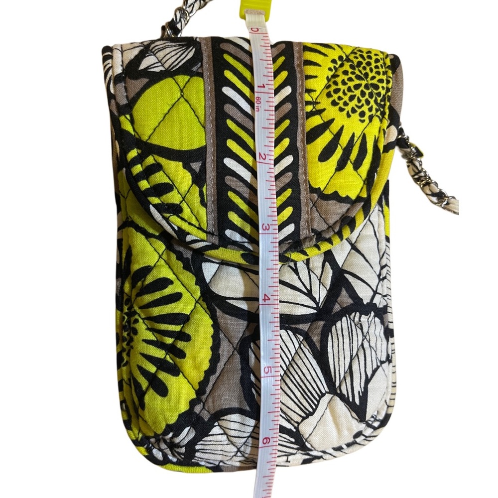 VERA BRADLEY Citron Mini Crossbody Bag 4W x 6.5H. - Picture 5 of 10